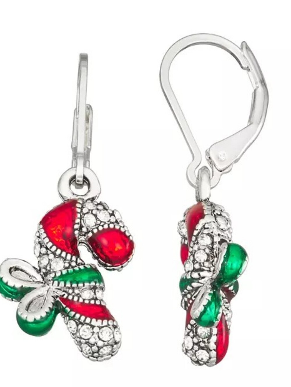 Napier Christmas Candy Earrings